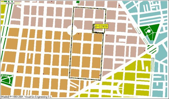 Plano del recorrido de la procesión de El Divino Cautivo