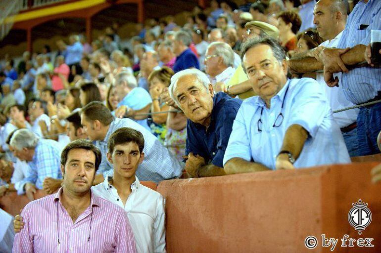 Daniel Ruiz con Angel Calamardo y Daniel Ruiz hijo (izqda.)