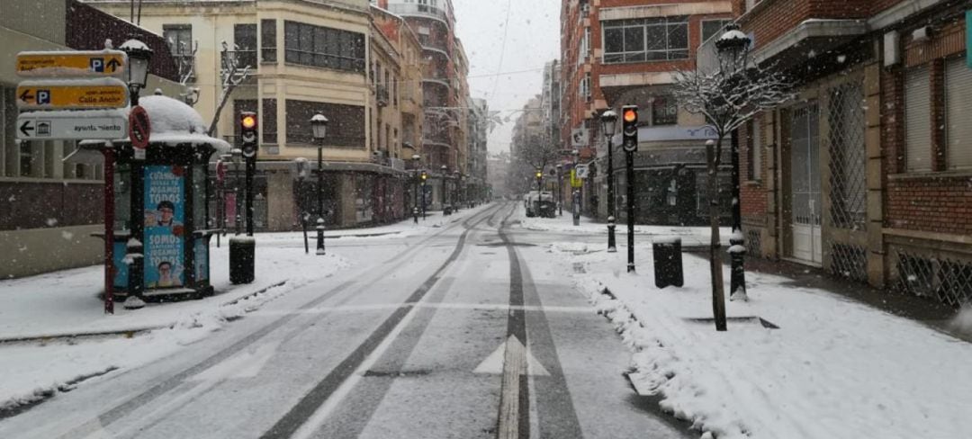 Imagen de la ciudad este lunes