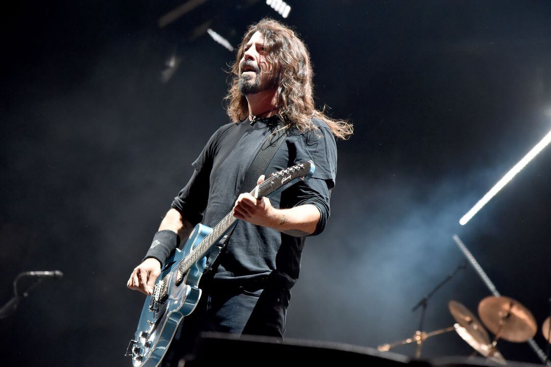 Dave Grohl, líder de Foo Fighters, durante un concierto