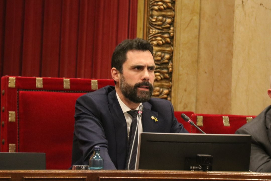 El presidente del Parlament catalán, Roger Torrent.