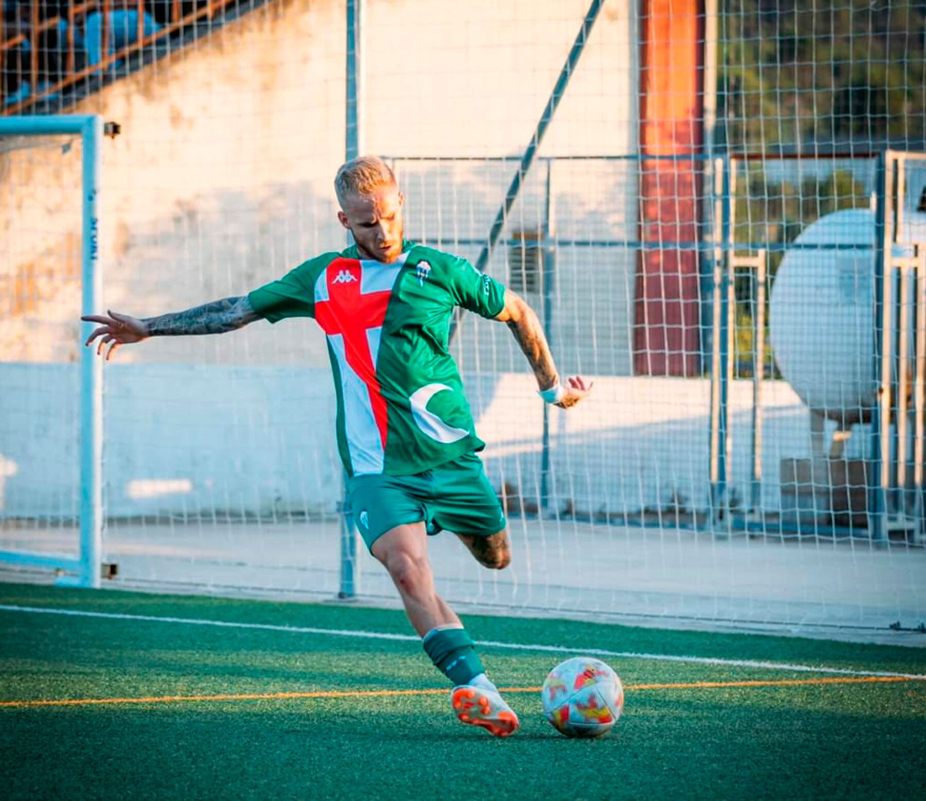 Sergio Gil, en un partido de pretemporada