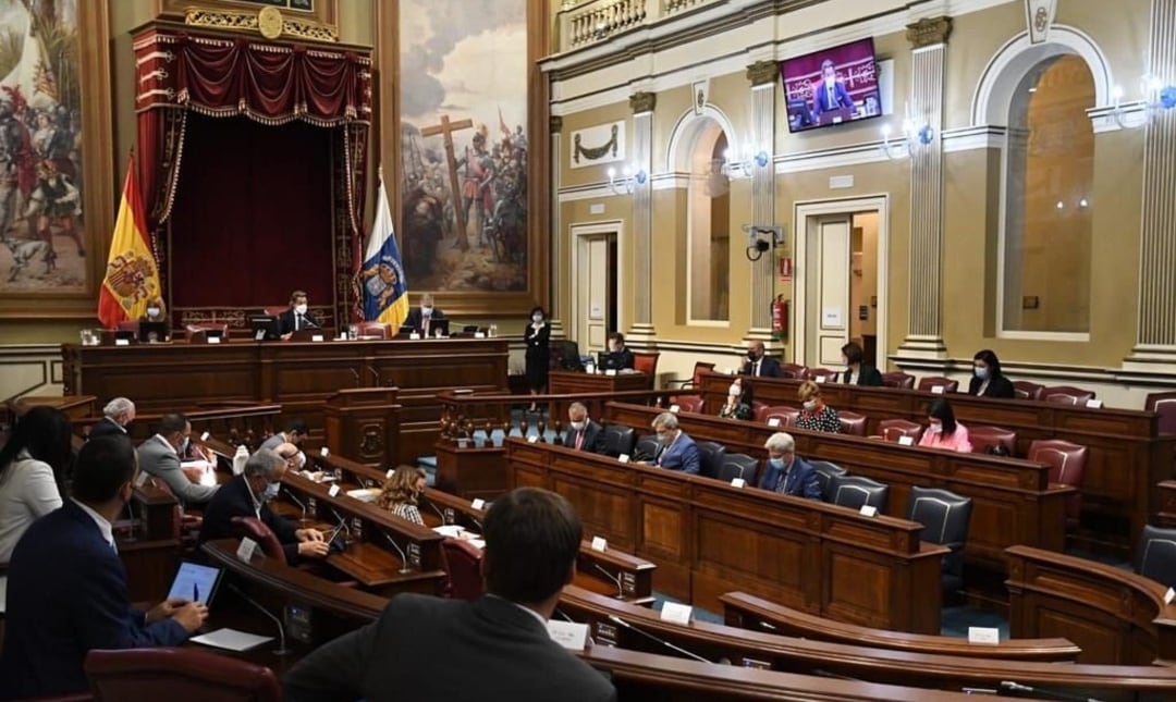 Hemiciclo del Parlamento de Canarias en Santa Cruz de Tenerife