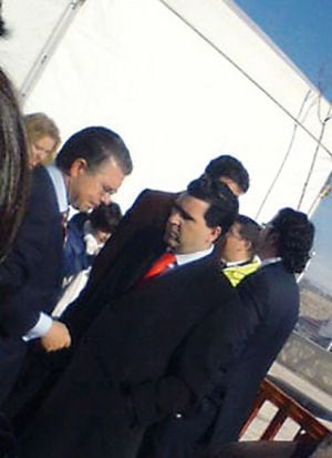 David Marjaliza, junto a Francisco Granados