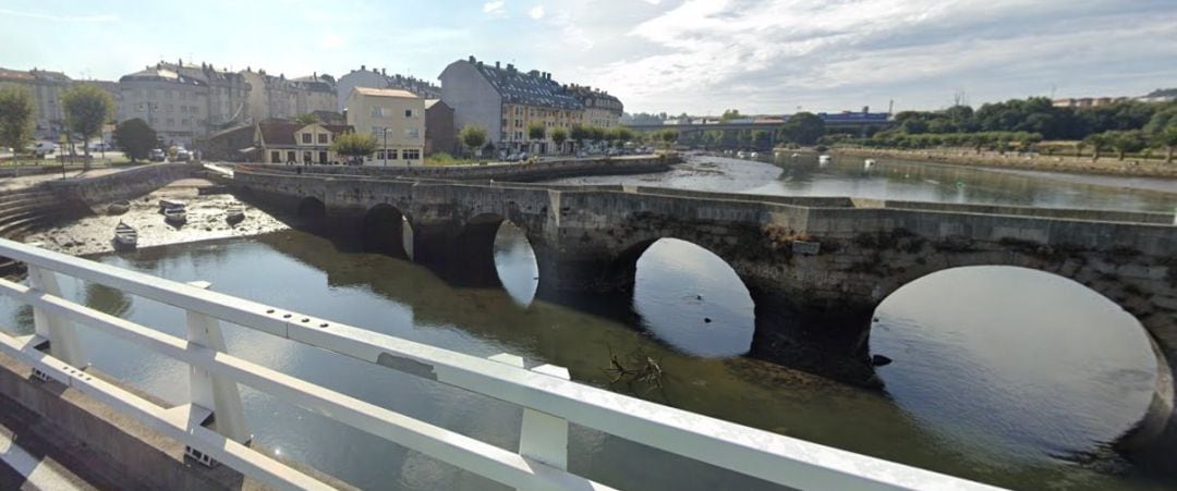 Ponte do Burgo, el puente peatonal que separa Culleredo y Cambre