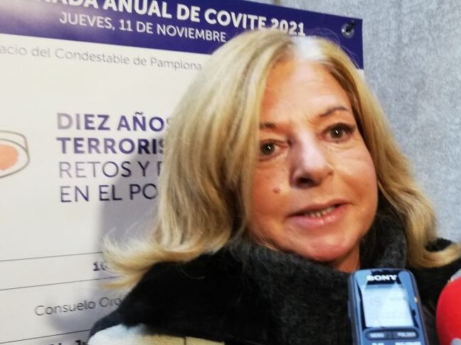 La presidenta de COVITE, Consuelo Ordoñez 
 