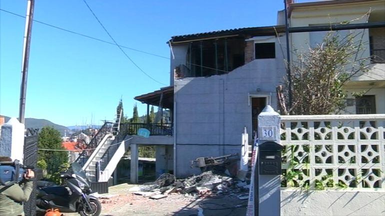 Vivienda unifamiliar del Camiño Pousadoura en Chapela donde se produjo un caso de violencia machista.