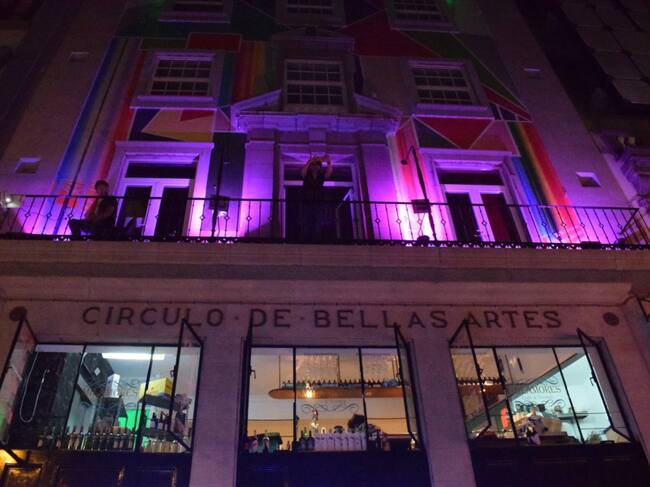 Fachada de la sede principal del Círculo de Bellas Artes en la calle Castillo de Santa Cruz de Tenerife