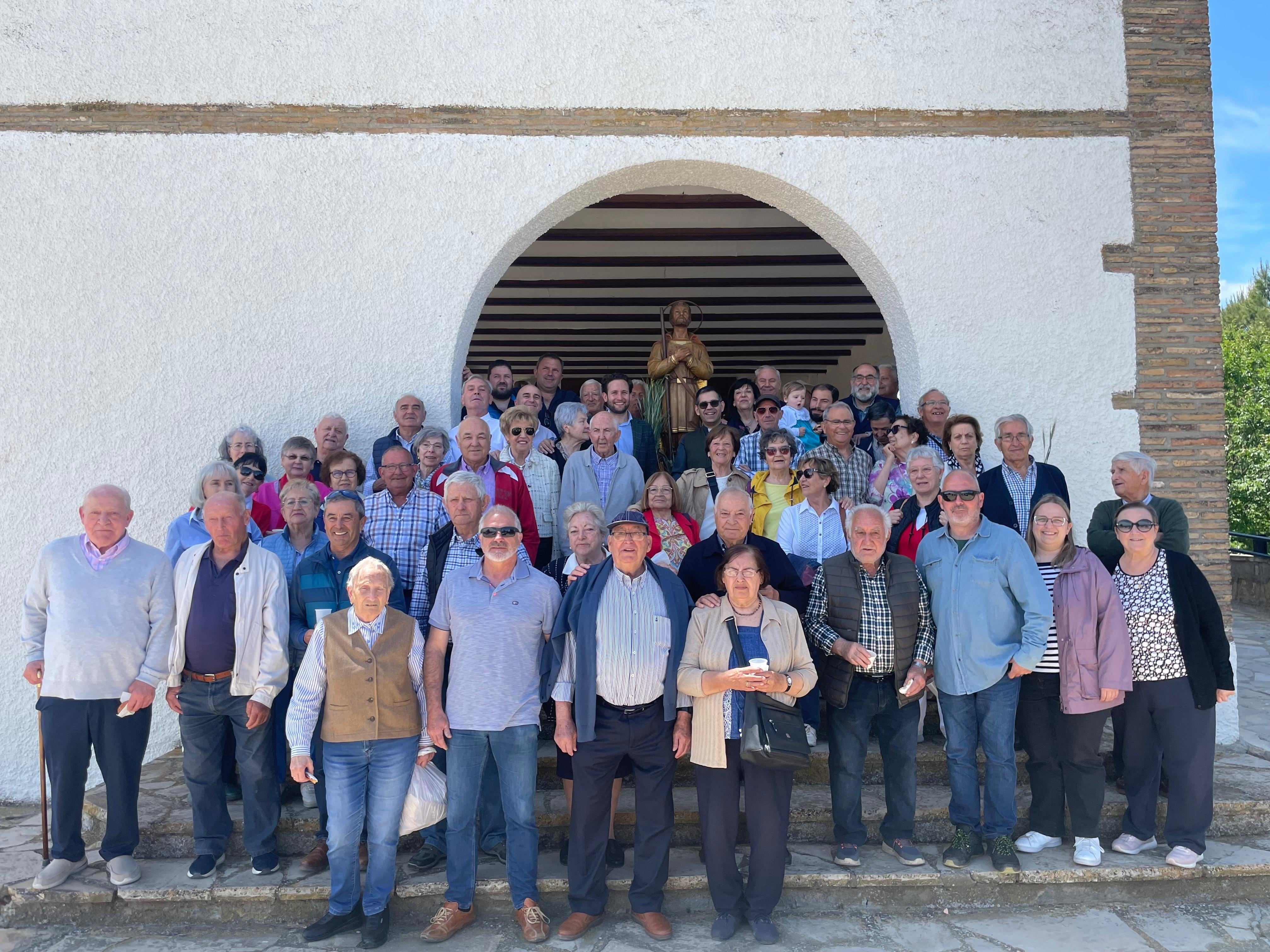 Foto de familia de los participantes en la celebración de San Isidro en Monzón. Foto: Ayto. Monzón