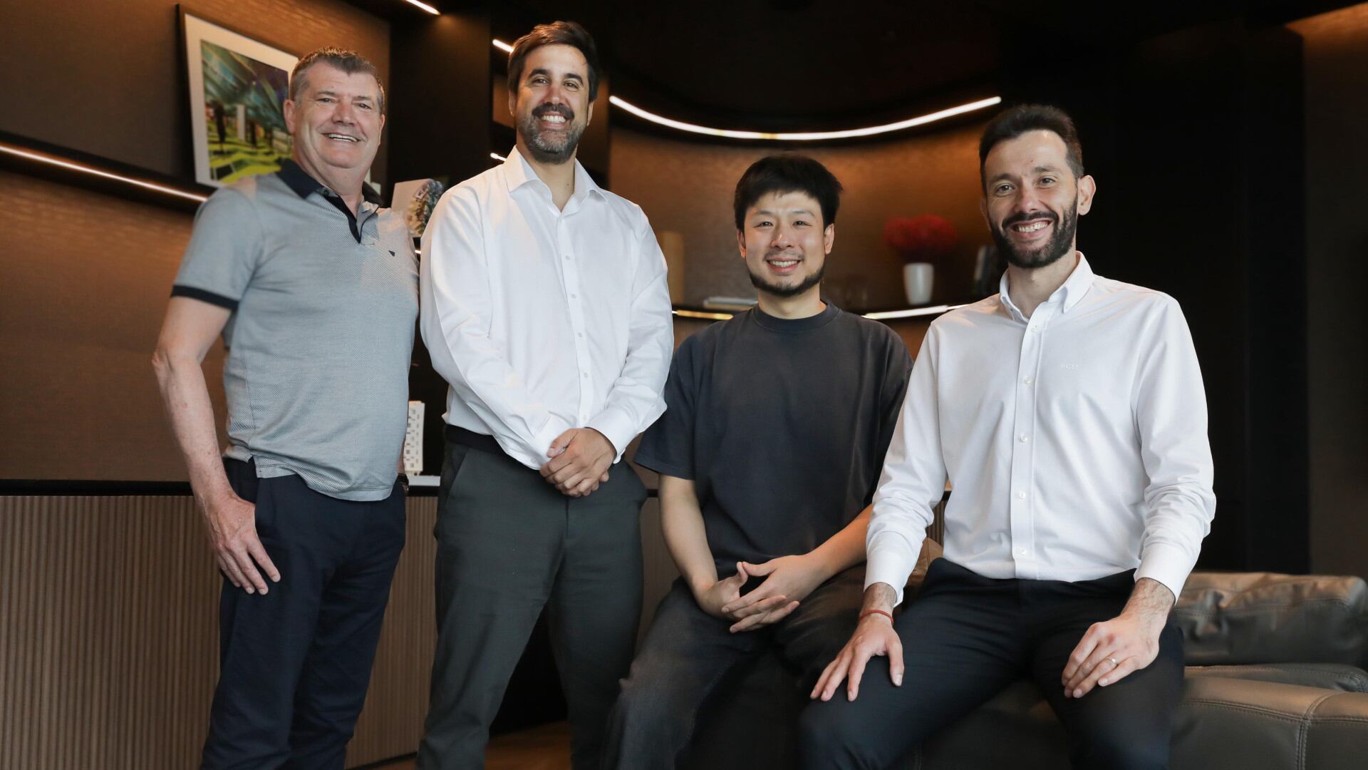 Gourlay, Solís, Kiat Lim y Corberán, a finales del mes de mayo en Singapur