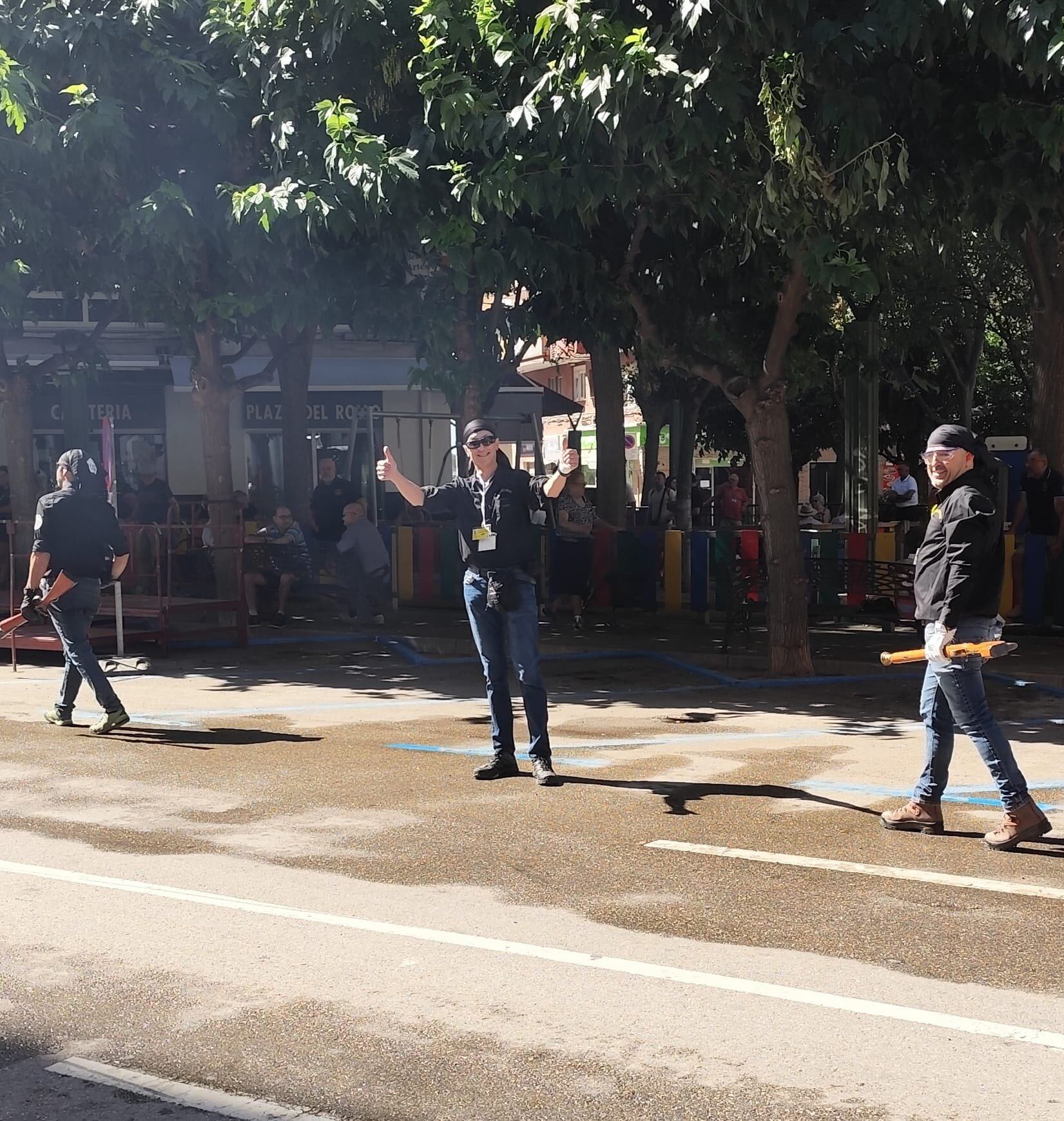 La Comparsa de Andaluces en el Pasacalles