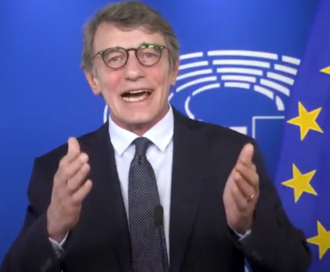 David Sassoli, presidente del Parlamento Europeo.