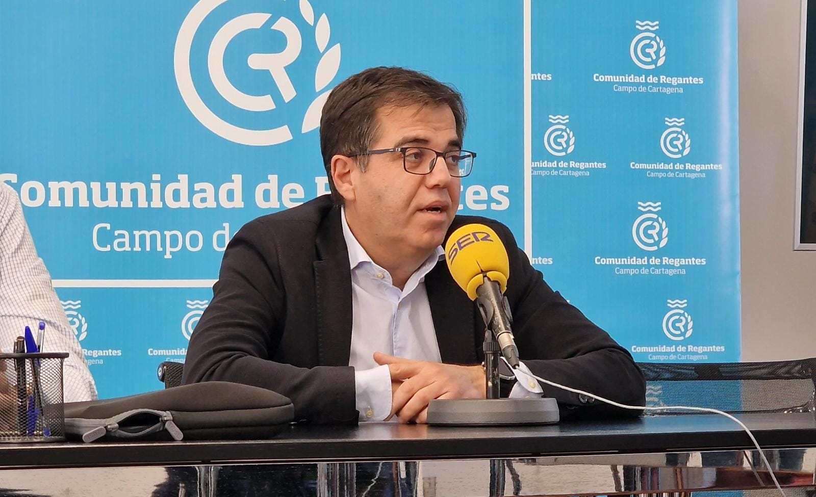 Mariano Soto, secretario general de la Comunidad de Regantes del Campo de Cartagena