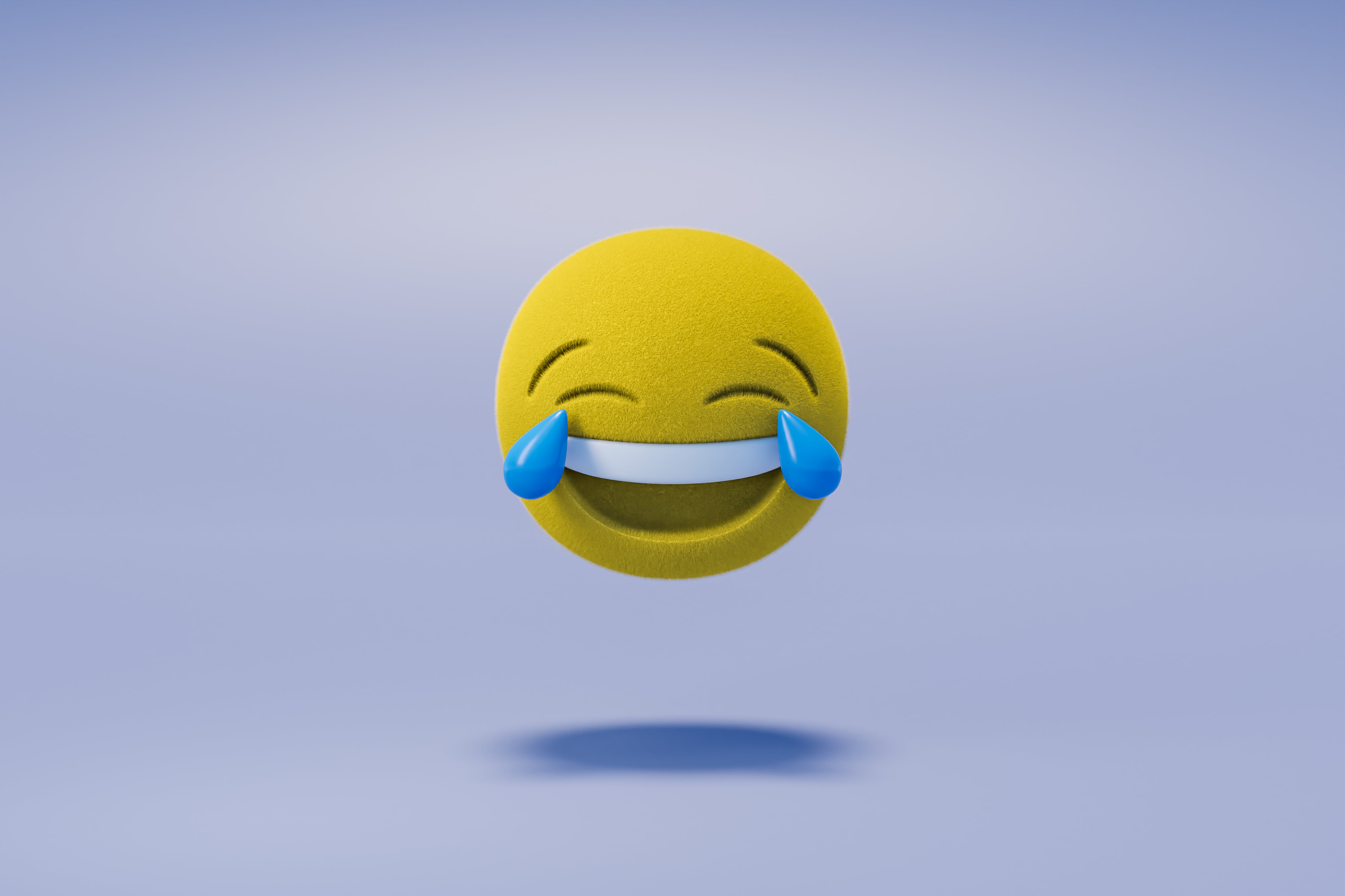 Ilustración del emoji de la risa.