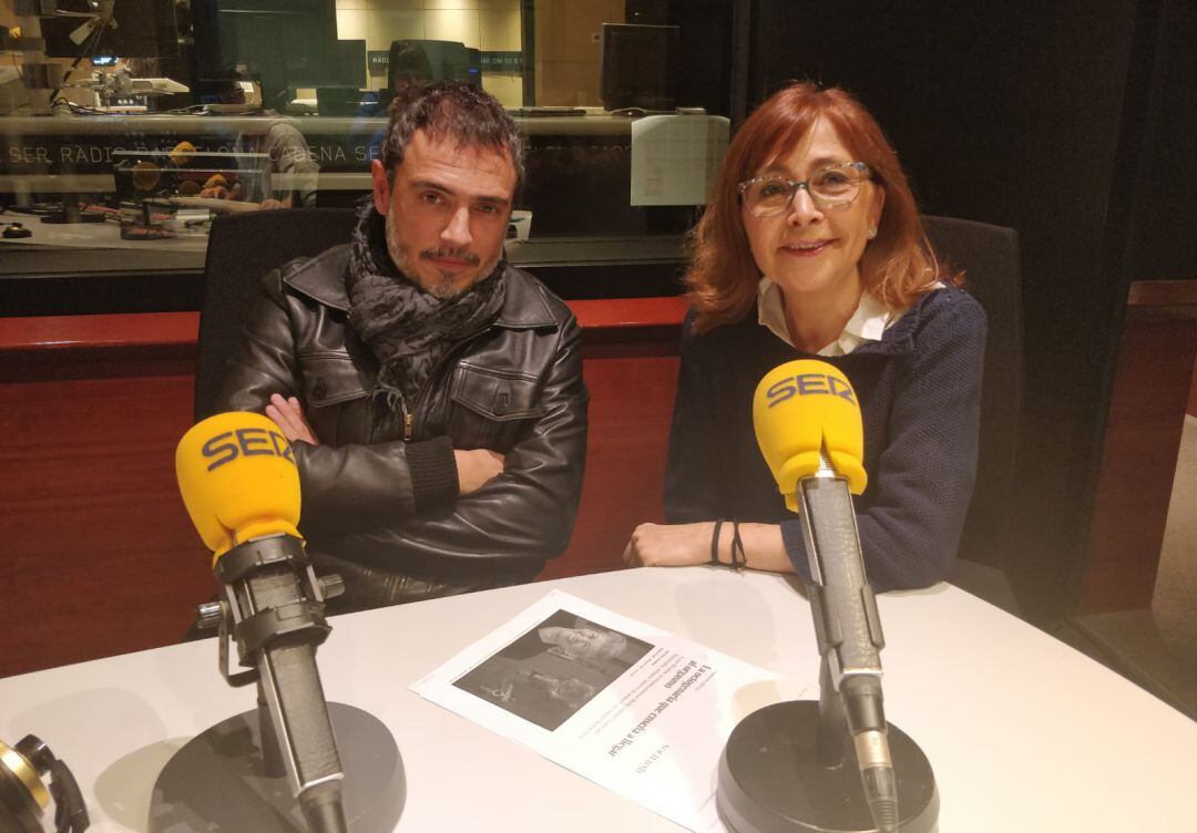 Julio Manrique i Rosa Badia, als estudis de SER Catalunya.