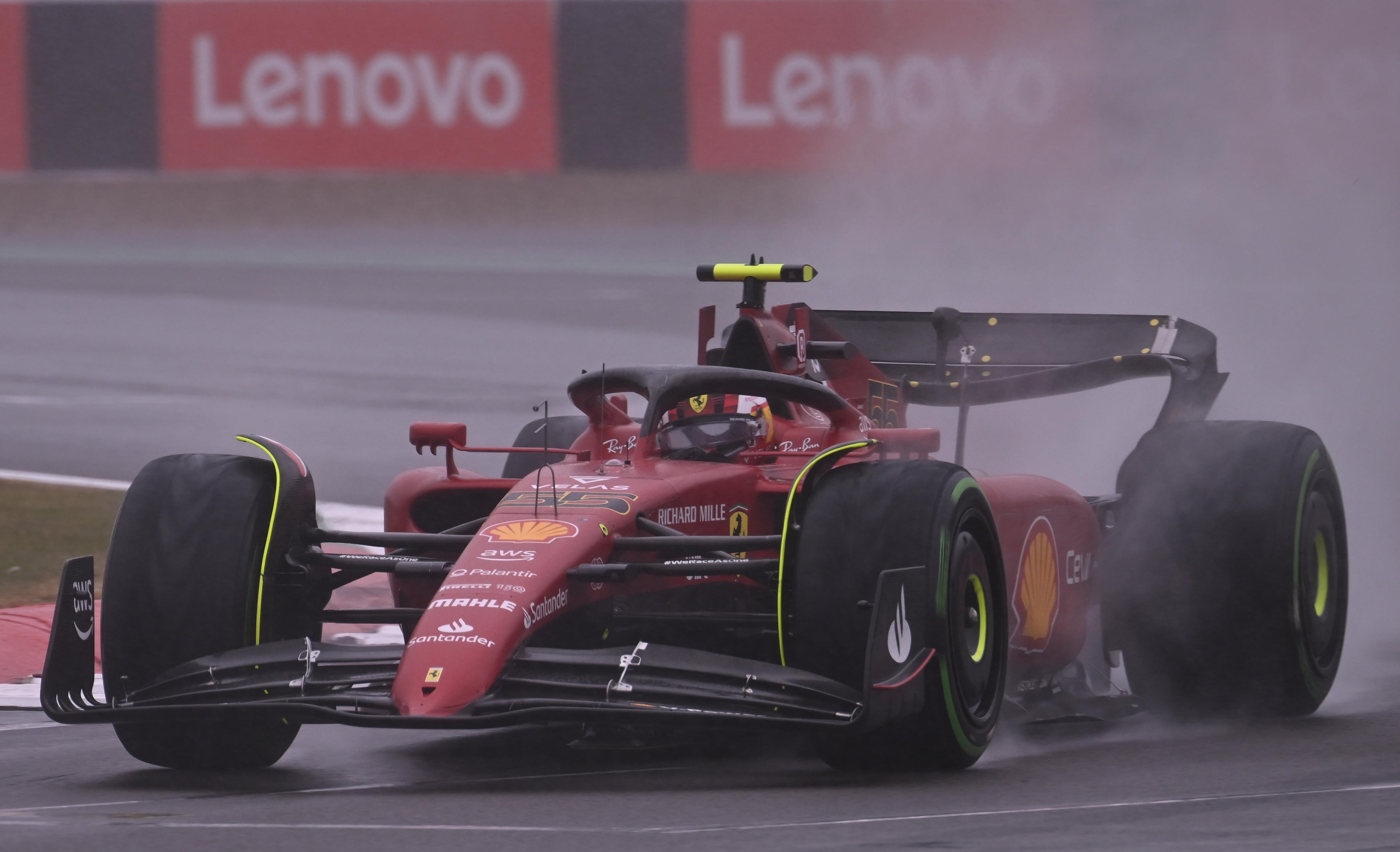 Sainz, en Silverstone.