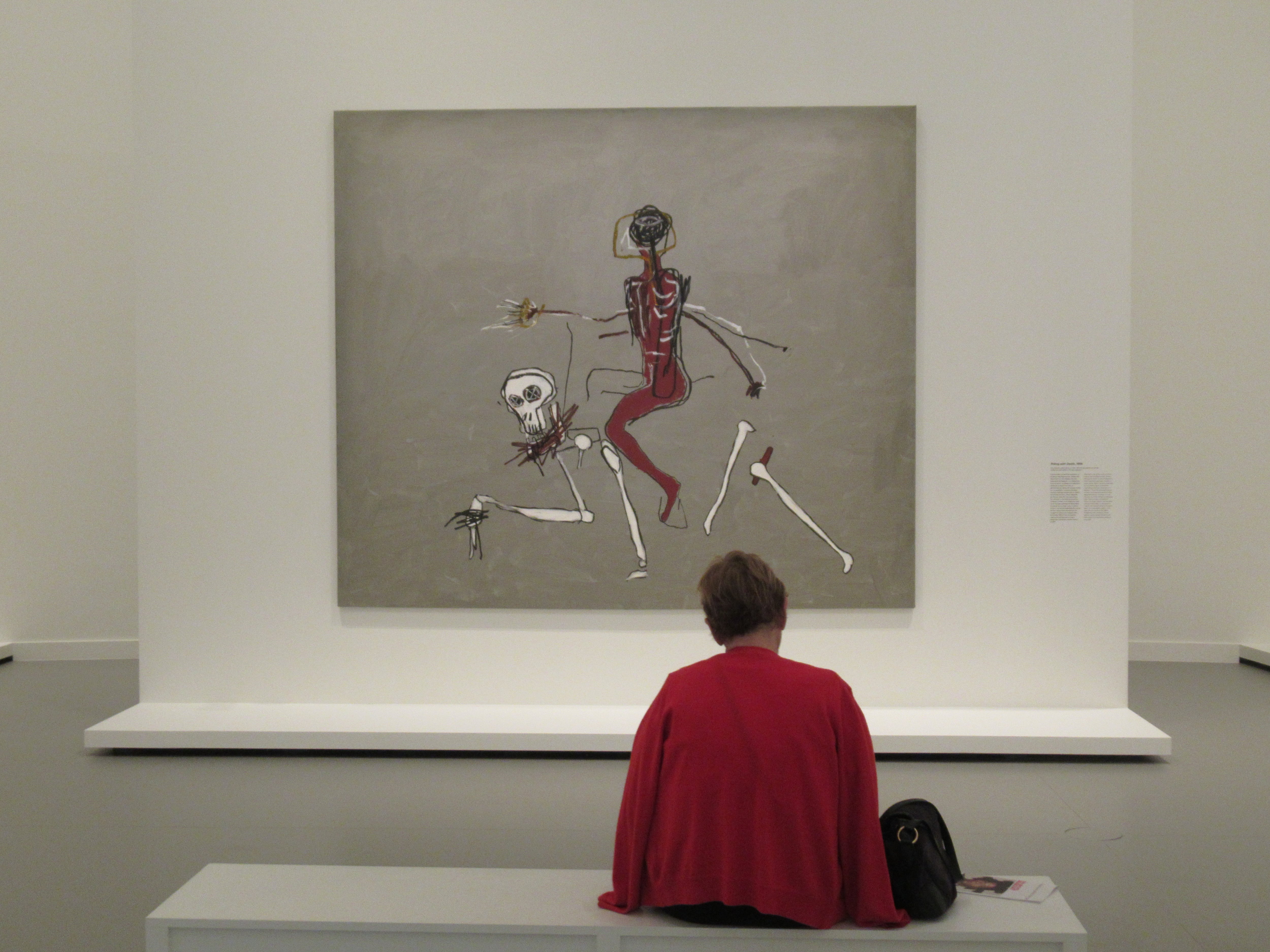 'Cabalgando con la muerte', de Jean-Michel Basquiat. (Photo by Sabine Glaubitz via Getty Images)