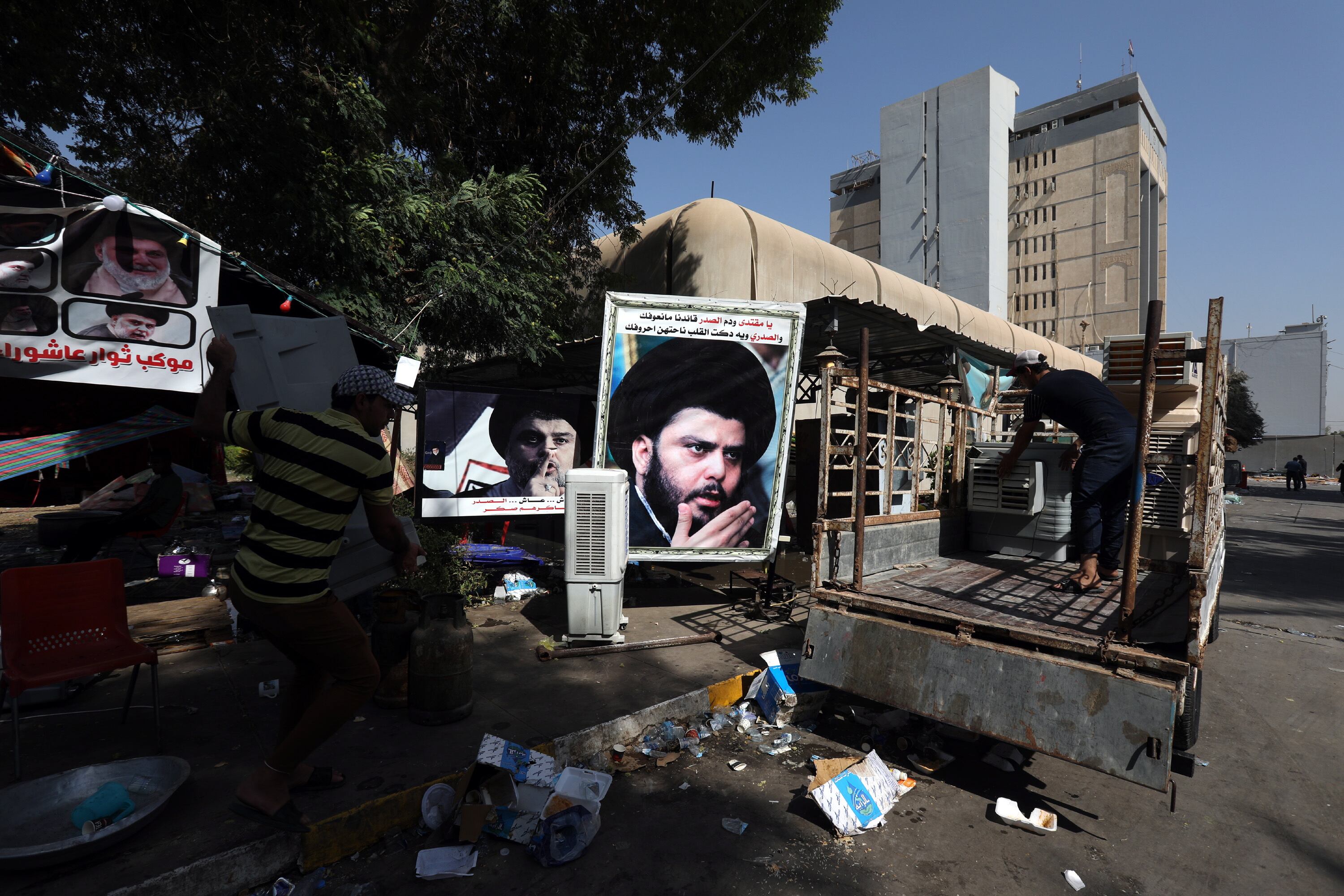 Protestas en Irak.