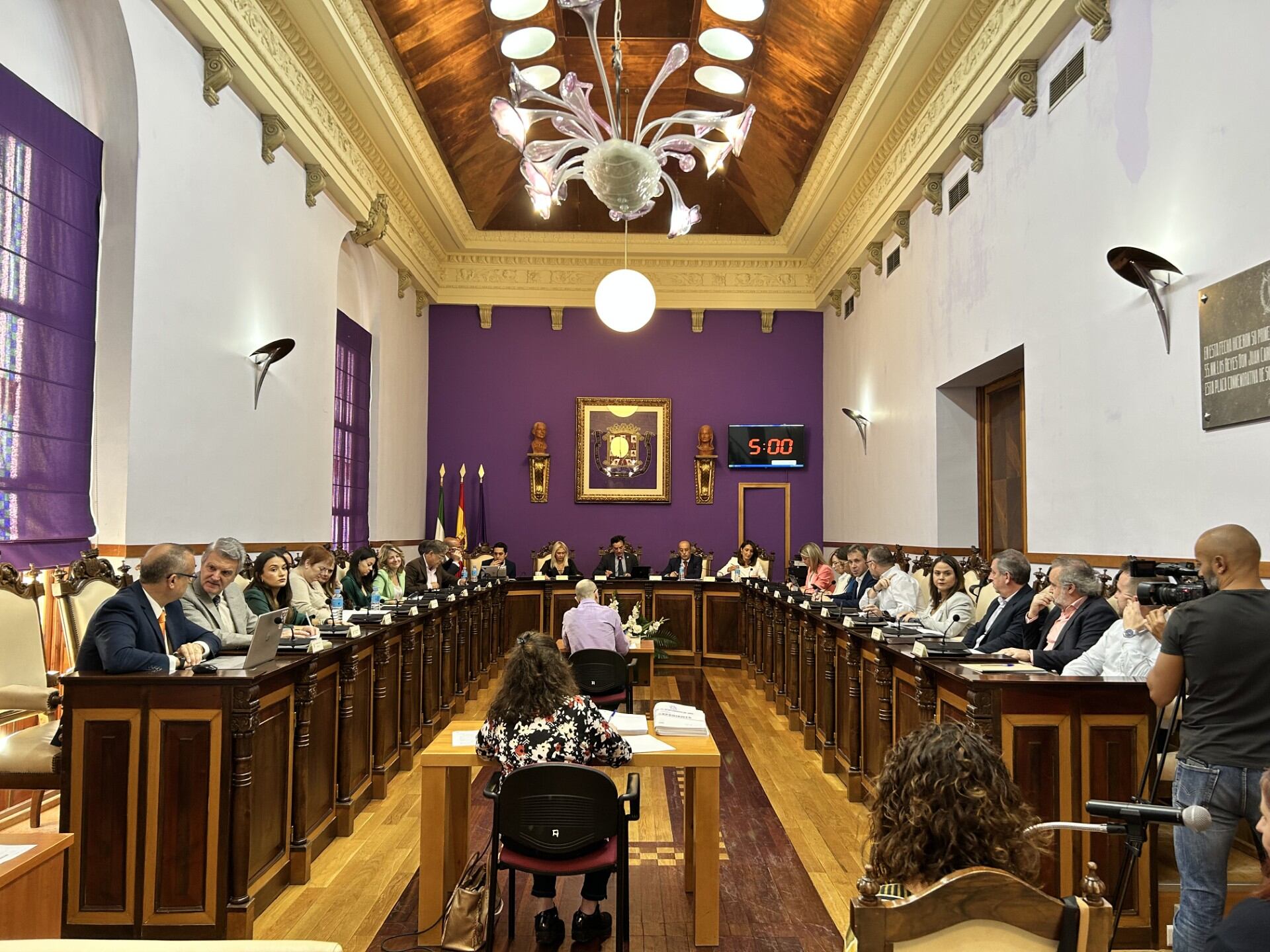 Pleno del Ayuntamiento de Jaén en el lunes, 30 de septiembre.