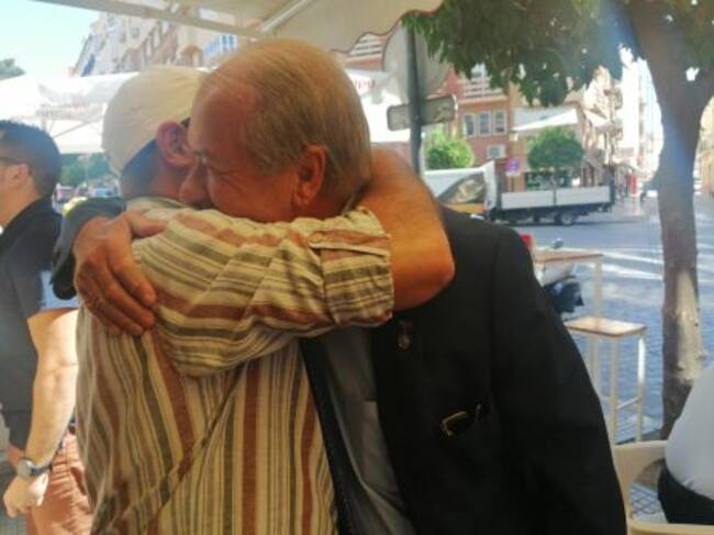 El político Pedro Jiménez y el cofrade Antonio González