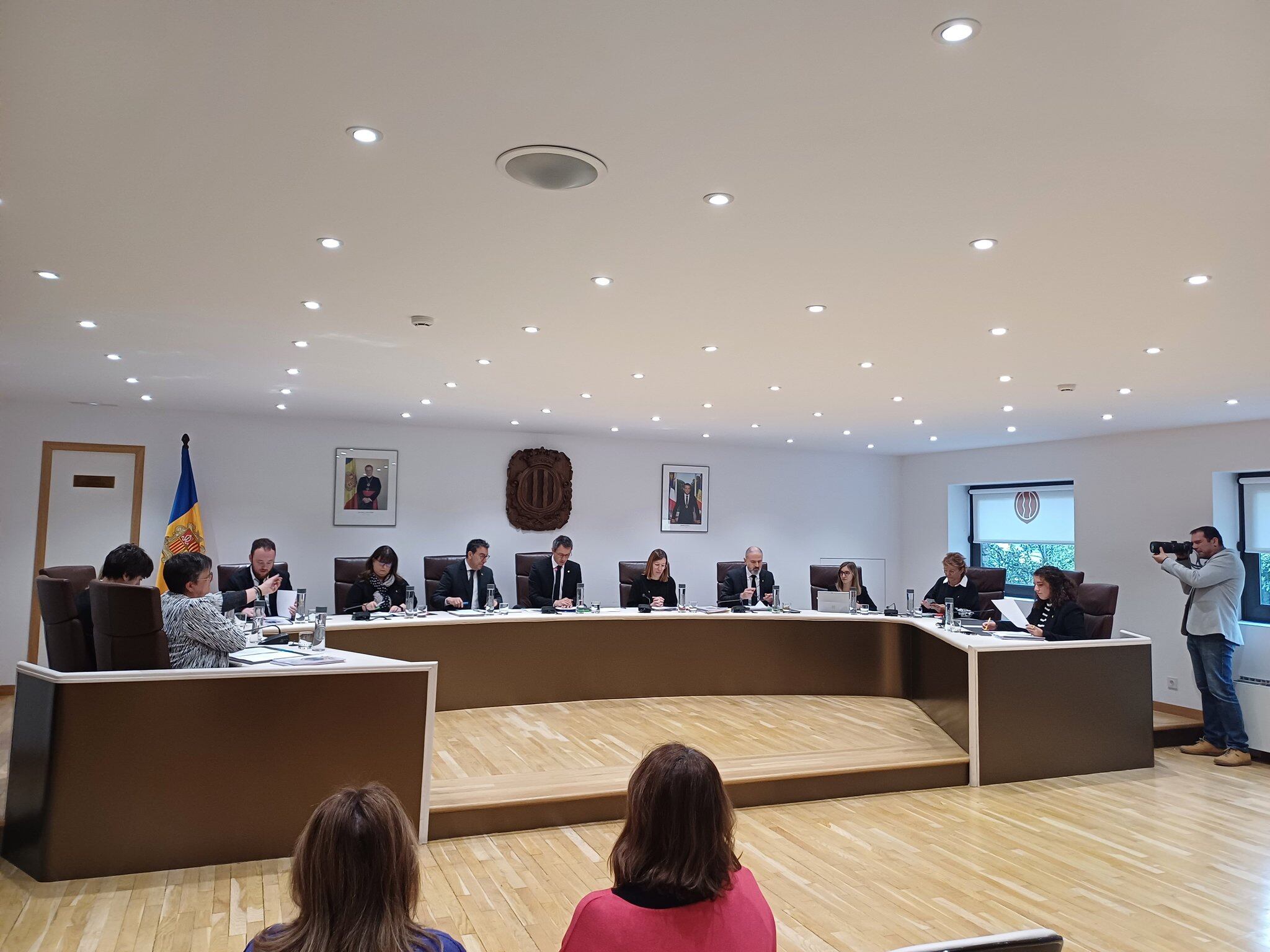Sessió de comú d'Andorra la Vella d'aquest dijous.