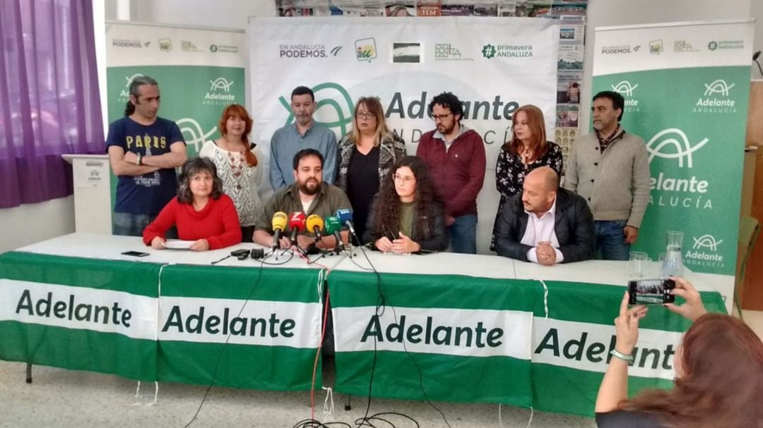 Presentanción de la lista electoral de Adelante Jerez