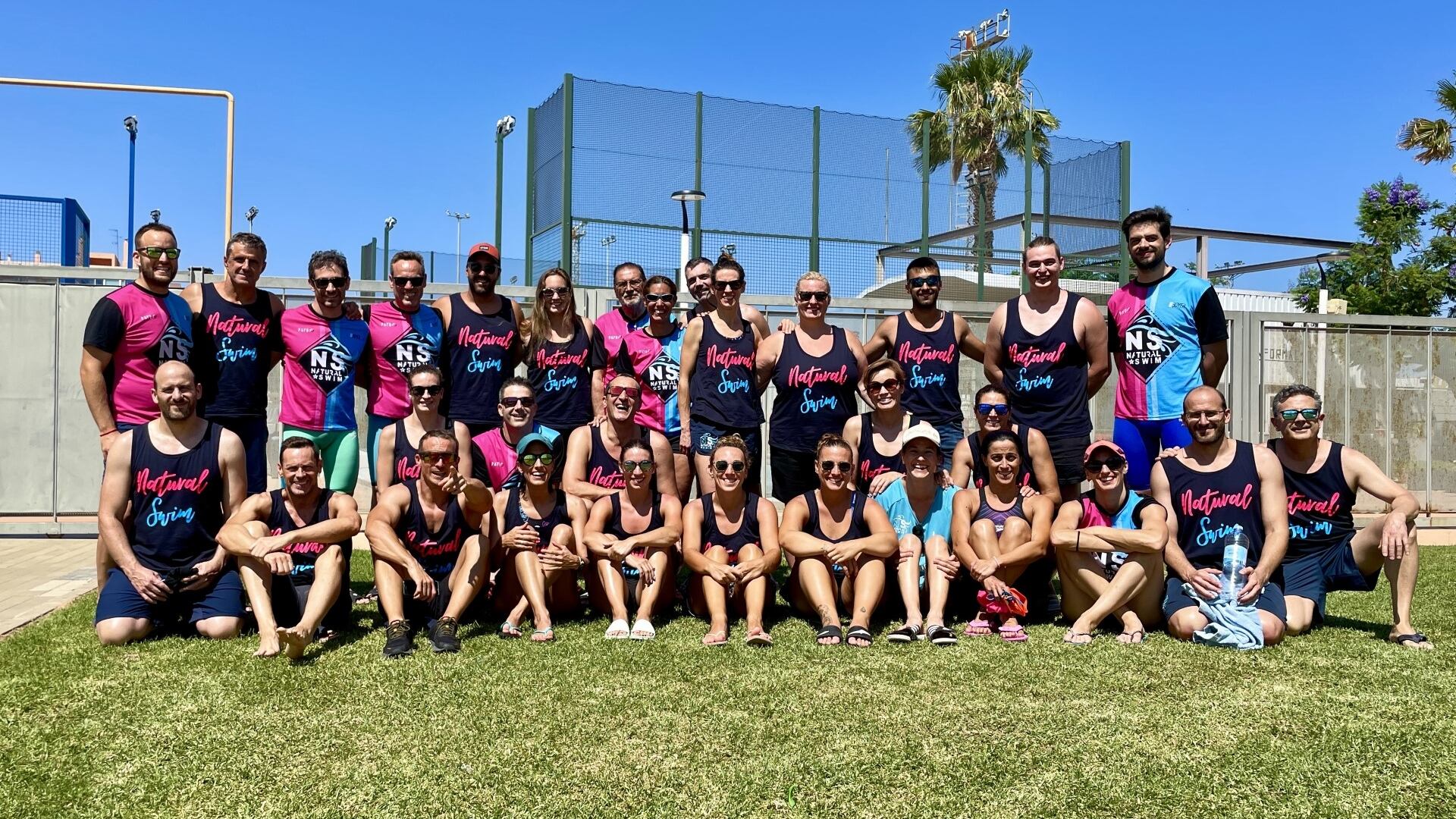 Nadadores del NaturalSwin en la localidad valenciana de Sedaví