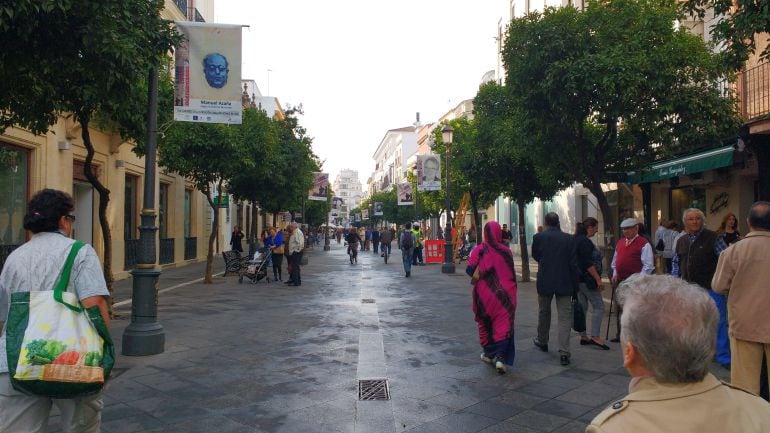 Imagen del centro de Jerez, la calle Larga