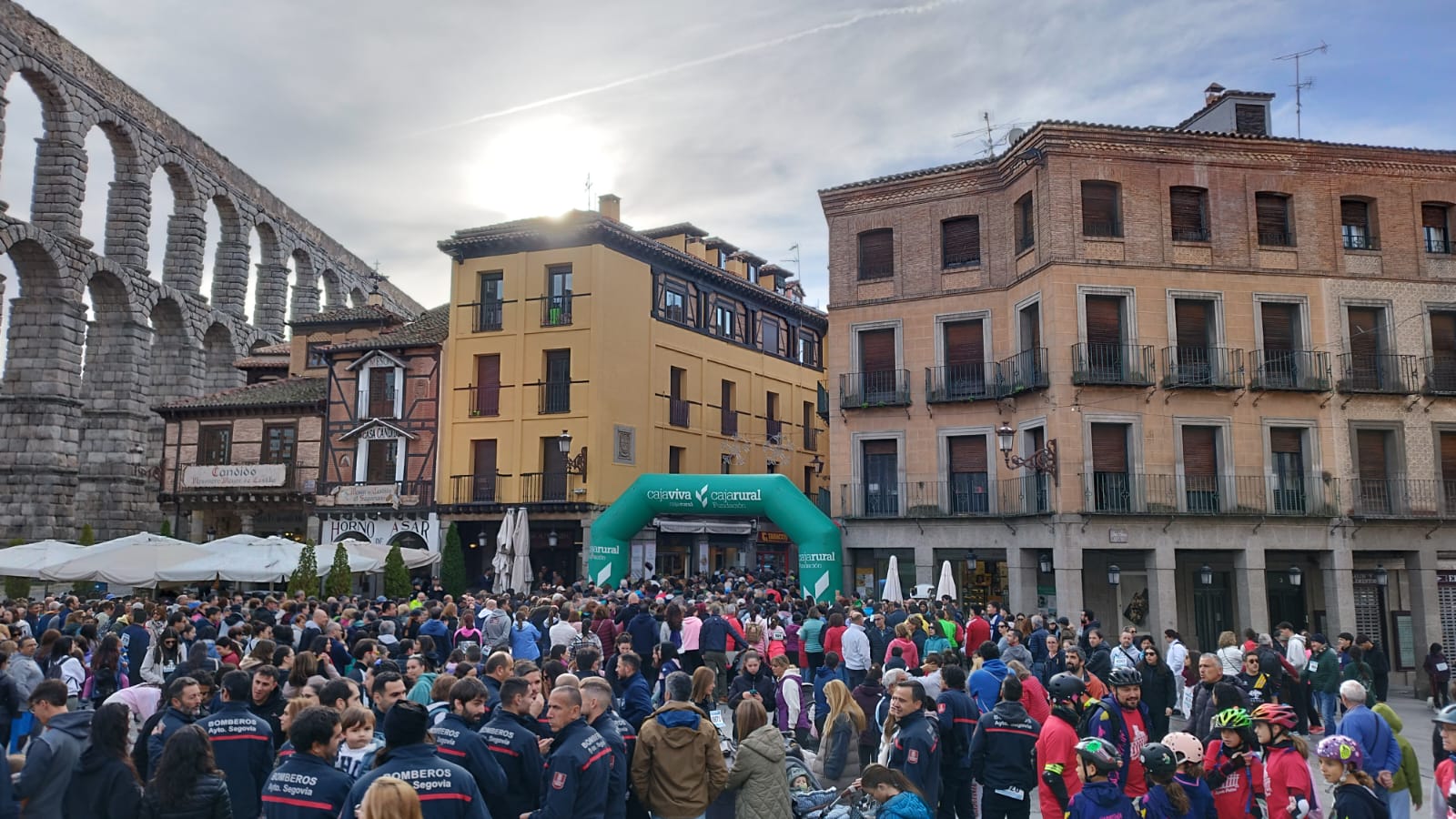 Marcha benéfica en favor de los damnificados por la DANA en Segovia