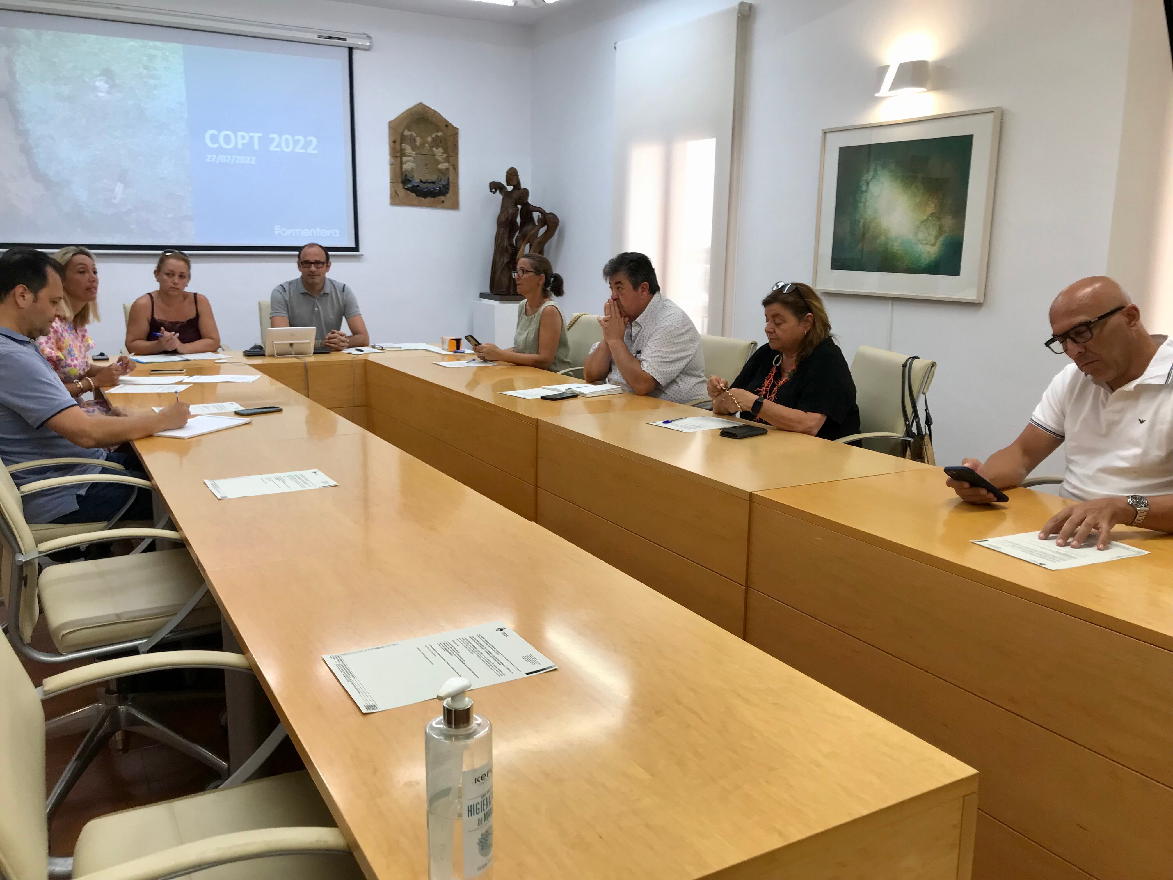 Un momento durante la reunión