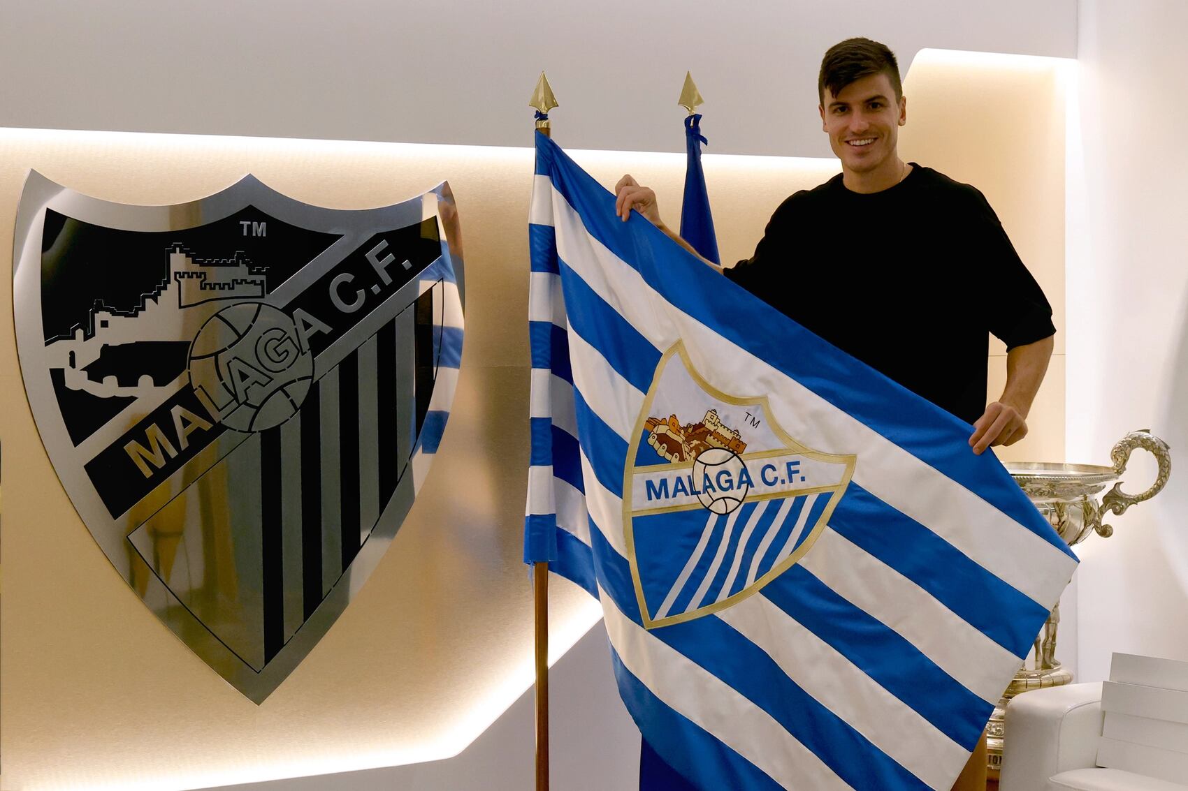 Sergio Castel, nuevo delantero del Málaga CF/ MCF