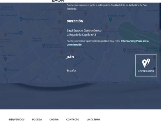 Web Bagá Jaén.