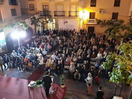 Aspecto que presentaba la Plaza de la Cosntitución durante el acto