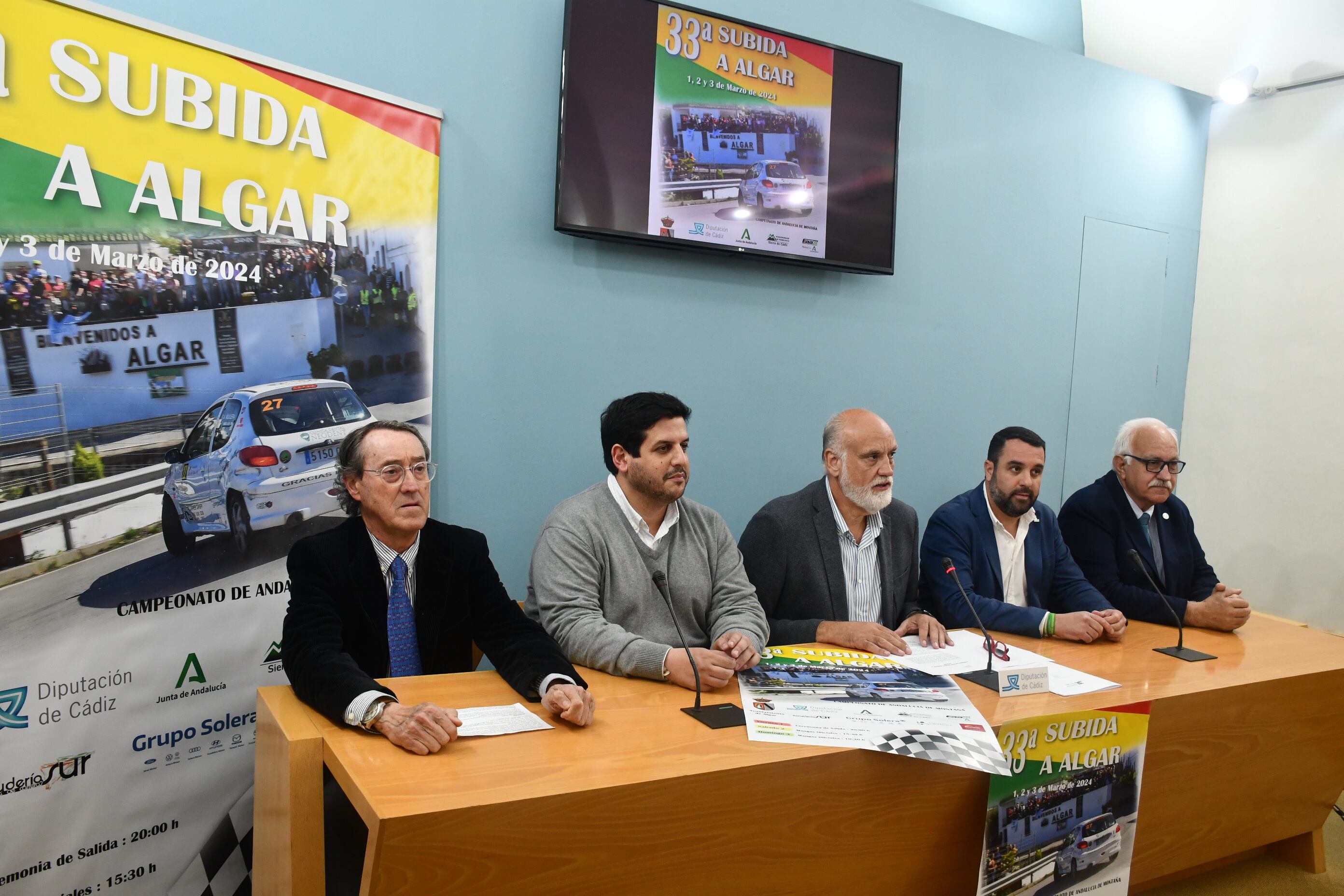 Presentación Subida a Algar en Diputación