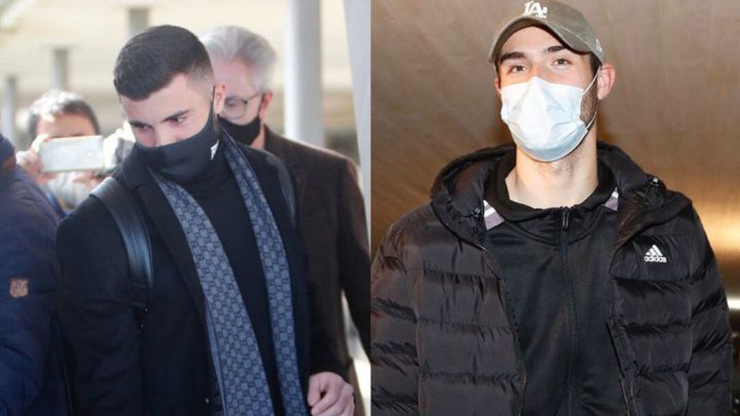 Patrick Cutrone y Ferro, a su llegada a Valencia. 