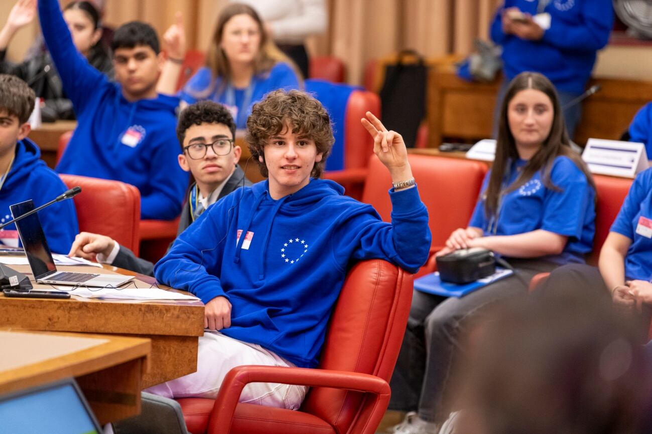 Alumnado del IES Sixto Marco Elche en el Parlamento Europeo