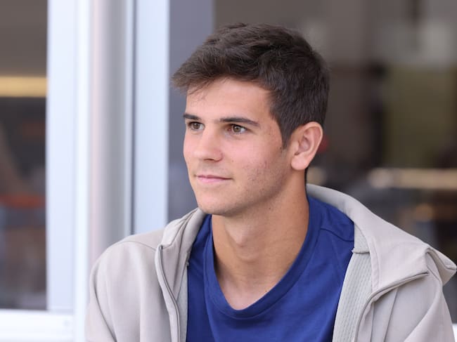 Rafa Jódar, durante el 'Media Day' del Mutua Madrid Open 2026