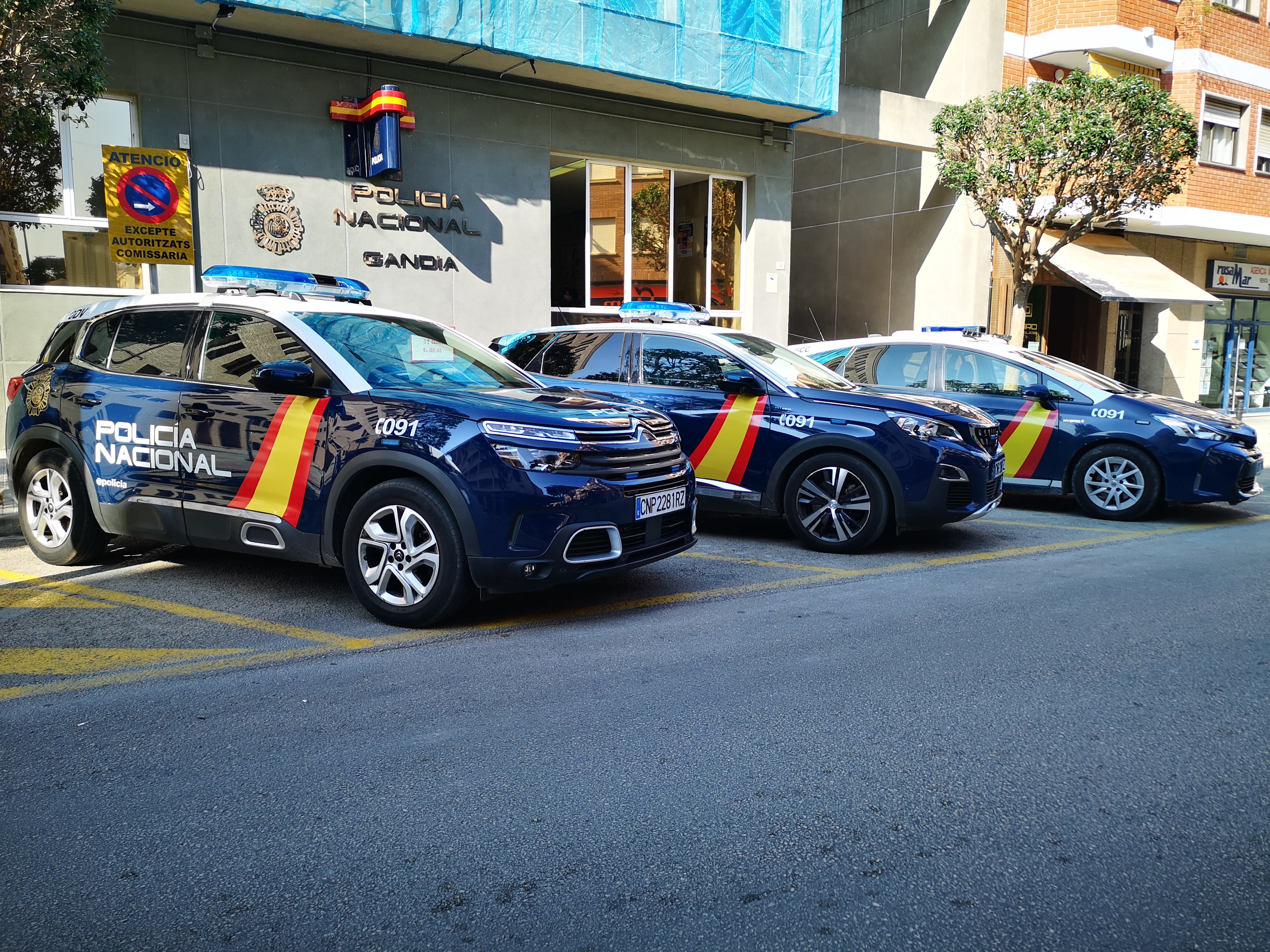 Comisaría de la Policía Nacional de Gandia en una imagen de archivo.