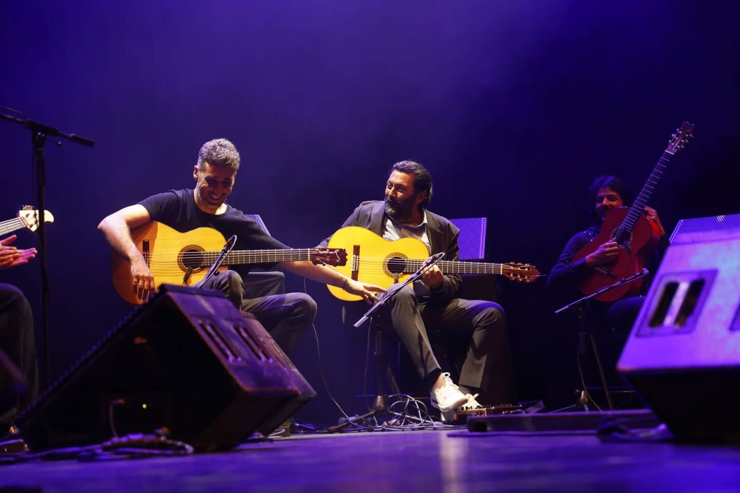 Antonio Sánchez, Josemi Carmona y Juan Habichuela nieto a la guitarra.