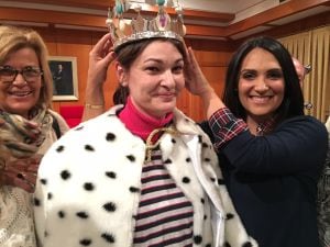 Elisa López, junto a las concejalas Carmen González y Amelia Caracuel