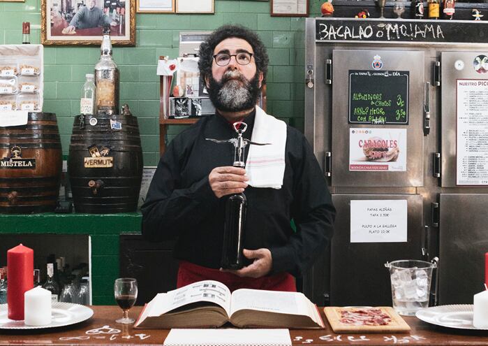 Chipi durante la obra