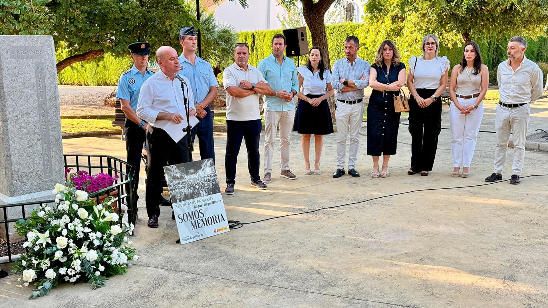 Homenaje a Miguel Ángel Blanco en Antequera