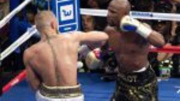 Mayweather machacó a un McGregor que perdió por KO técnico