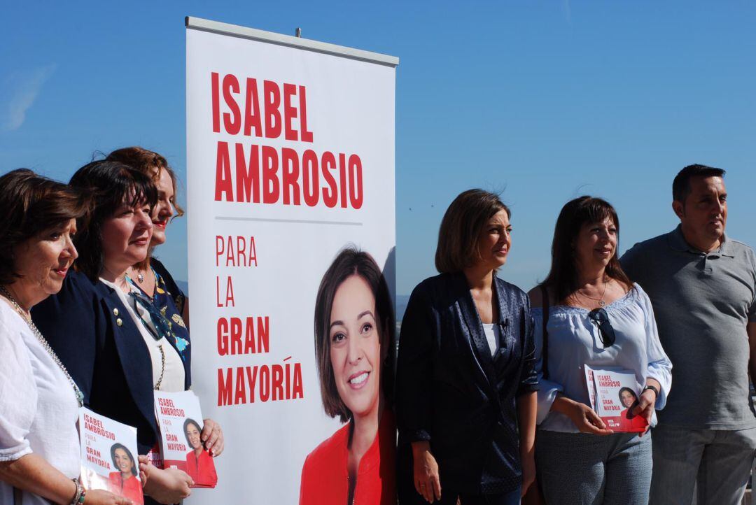 Isabel Ambrosio en el Mirador Osario Romano.