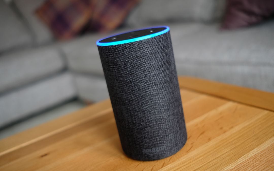 Un dispositivo Alexa, de Amazon