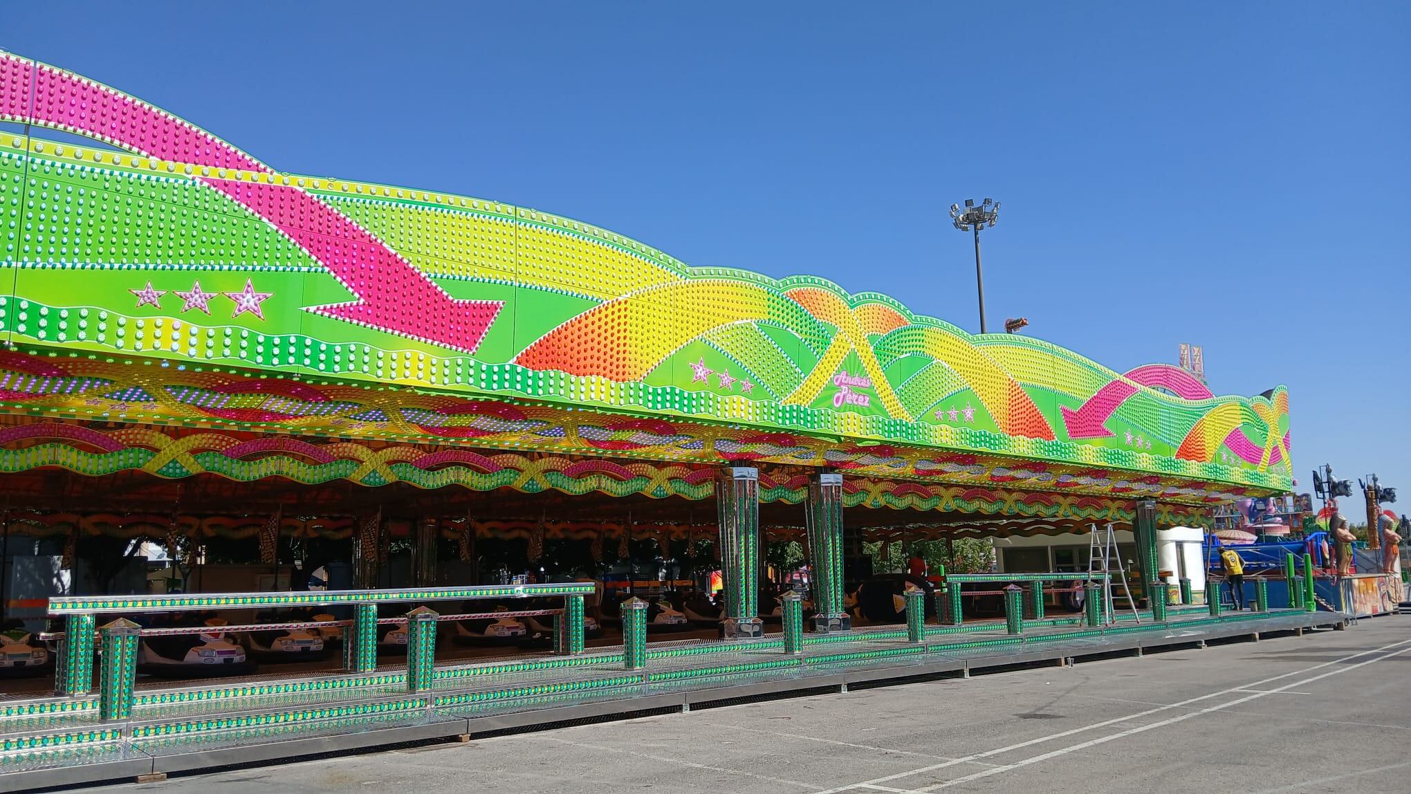 Coches eléctricos en la Feria Grande de Lorca