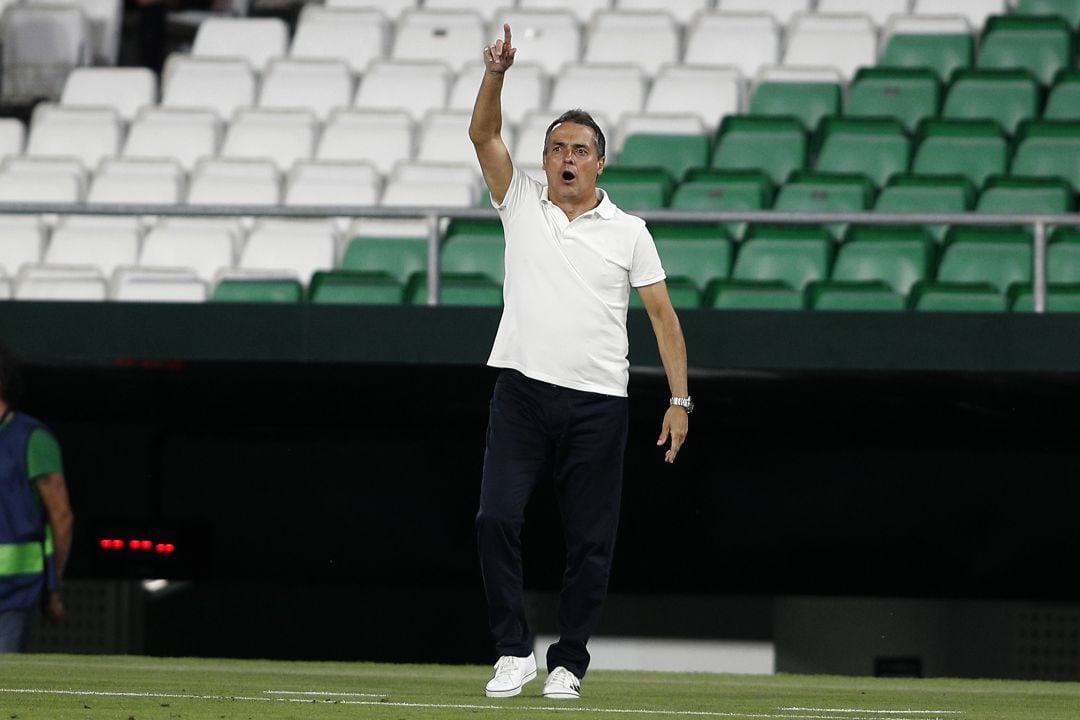 Alexis Trujillo, entrenador del Betis 