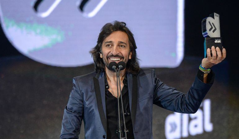 Antonio Carmona, durante los Premios Dial 2018