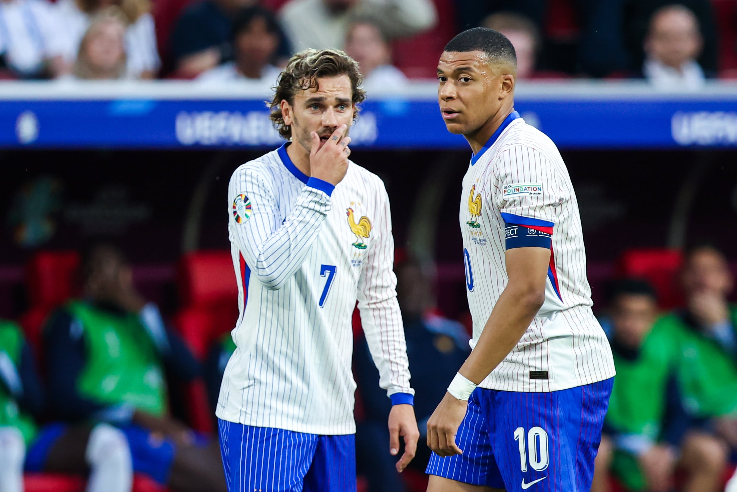 Antoine Griezmann y Kylian Mbappé