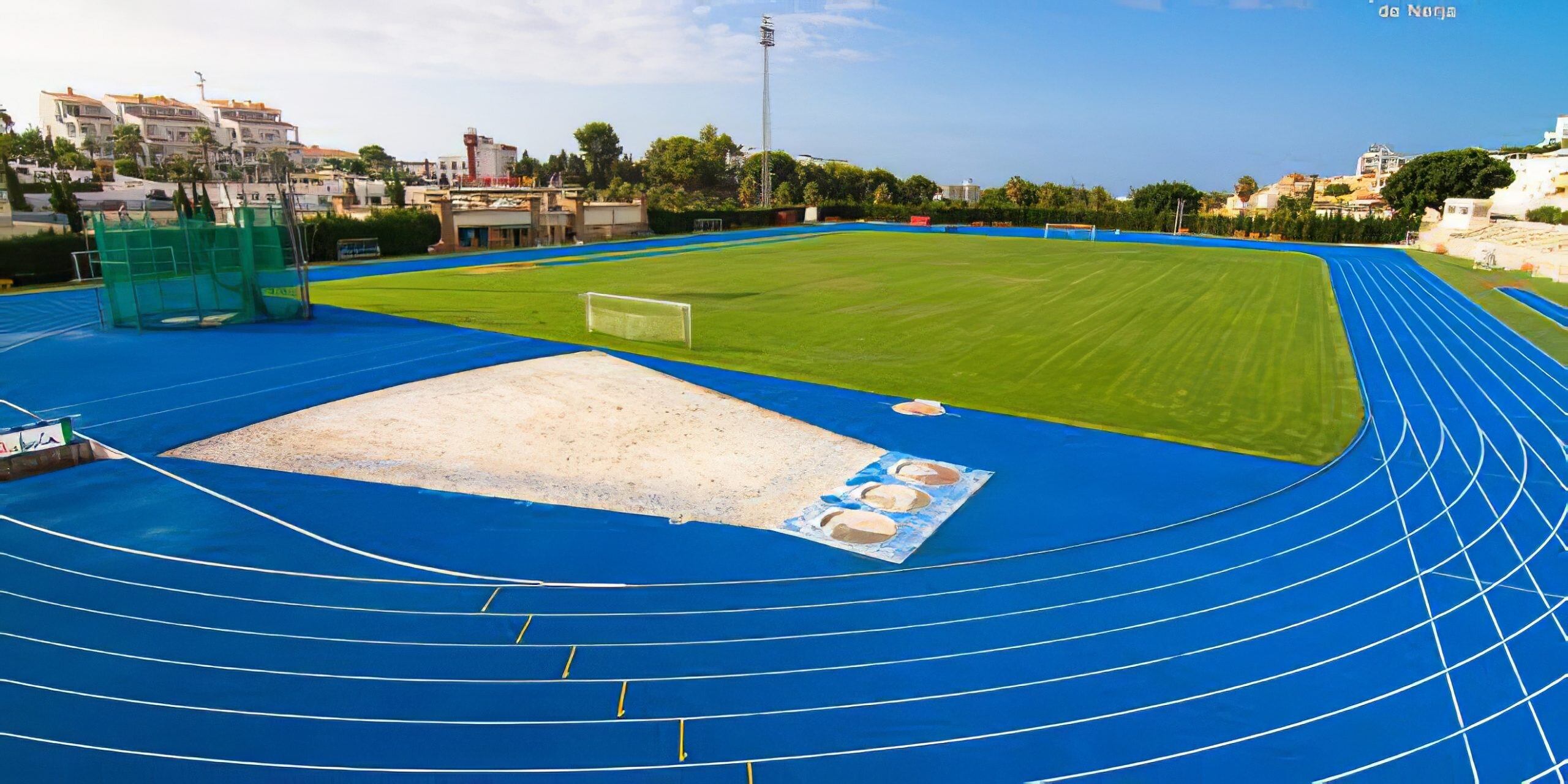 El estadio Enrique López Cuenca de Nerja sede del Campeonato de España de clubes Sub-14 en octubre de 2025